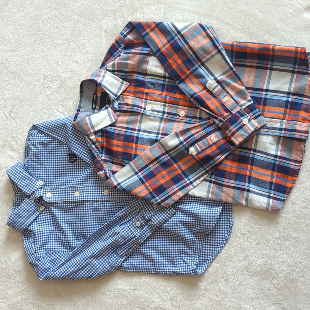 Bundle Boys LS Collared Shirts Sz4